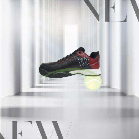 Zapatillas Wilson - Game 2 Rojo Y Negro (3)